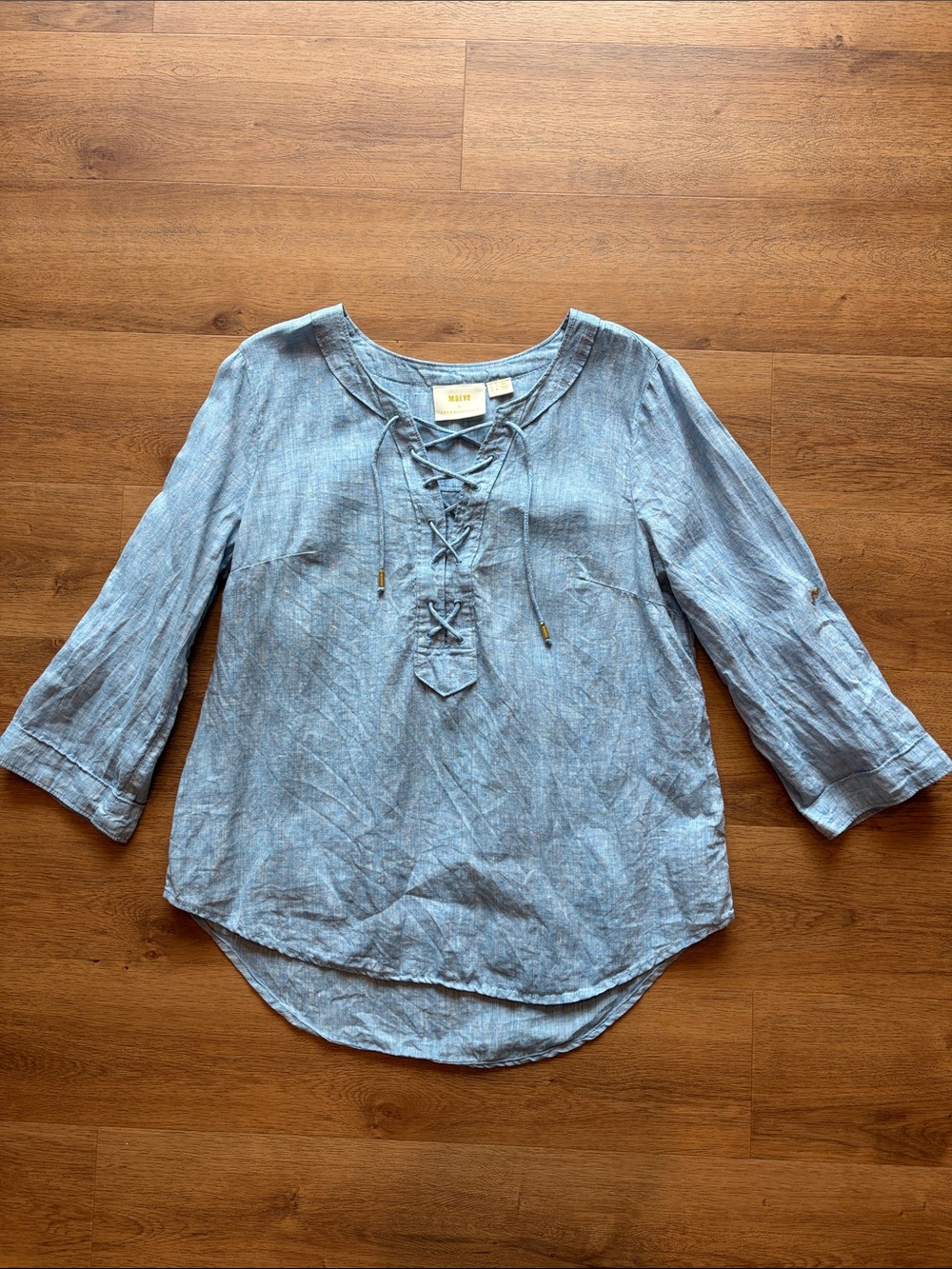 Anthropologie Maeve 100% linen shirt